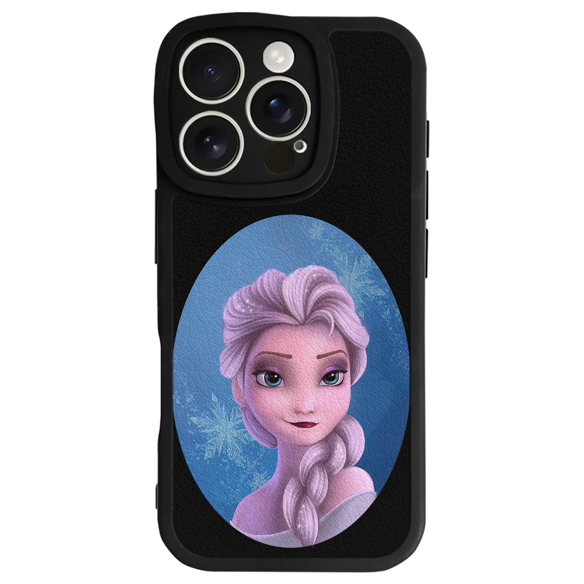 （画像用） アナと雪の女王 アンナ エルサ Frozen Anna Elsa 【iPhone 16シリーズ対応】シリコンスマホケース（レザー調） 材質：シリコン